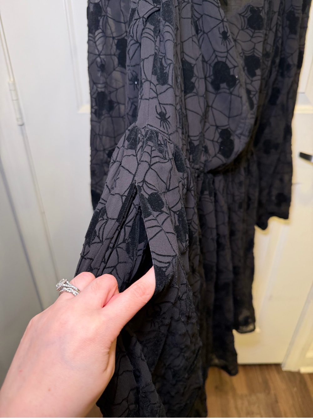 NWOT BoxLunch Disney Mickey Mouse Spiderweb Ladies Dress - Picture 3 of 10